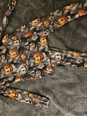 Halloween Pumpkin Print Long Sleeve Pajama Set Size 3t